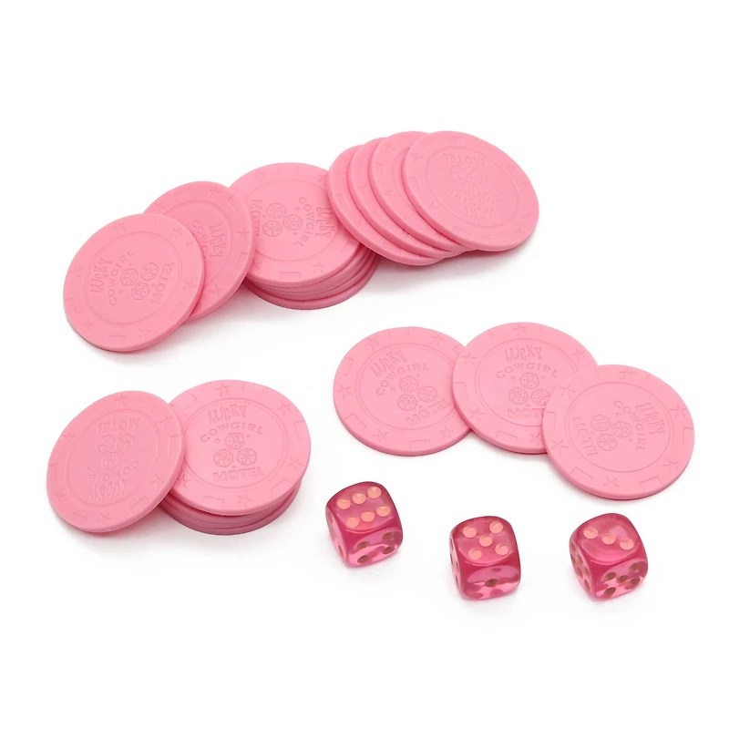 Assorted Poker Chips & Dice Set, 1pc. by Fab Finds