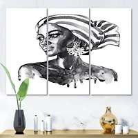 Designart - Portrait of African American Woman XII