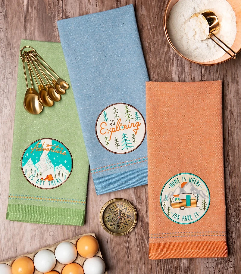 DII® Go Exploring Dish Towel Set