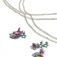 Oil Slick Unicorn Charm Set by Bead Landing™