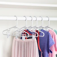 Honey Can Do Kids Clothes Hangers with Clips, 18ct.