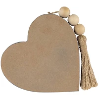 4" Patriotic Hearts Tabletop Sign Set