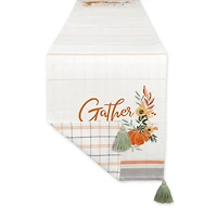 DII® 72" Gather Fall Squash Reversible Table Runner