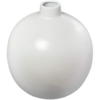 17" Modern Round Ceramic Vase