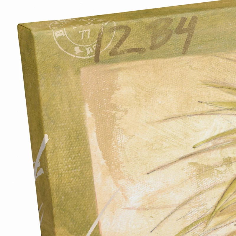 Tropical Potted Palm 20" x 20" Canvas Wall Art