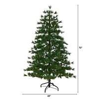 6ft. Unlit Yukon Mixed Pine Artificial Christmas Tree