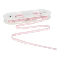 0.3" Pink Scalloped Crochet Trim by Celebrate It®