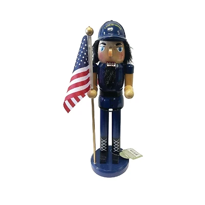 Santa's Workshop 14" Coast Guard with Flag Nutcracker