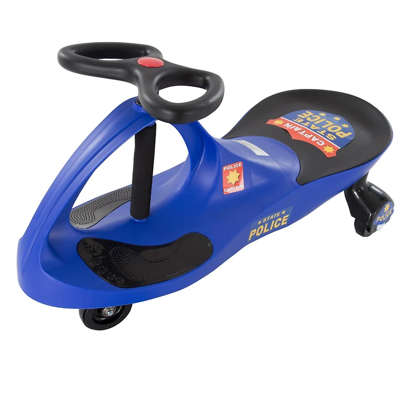 Toy Time Blue Police Wiggle Car