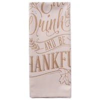 DII® Assorted Check Fall Be Thankful Printed Dishtowel Set