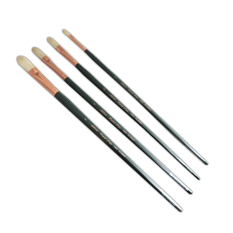 Silver Brush Limited Grand Prix® 4 Piece Even Filberts Brush set