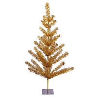 3ft. Unlit Gold Tinsel Twig Artificial Christmas Tree