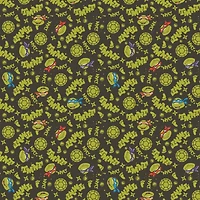 Nickelodeon TMNT Green TMNT In NYC Cotton Fabric