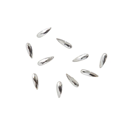 6mm Crystal Raindrop Glue-On Austrian Crystals by Bead Landing™, 10ct.