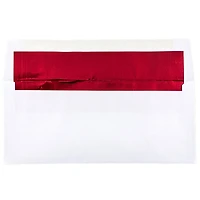 JAM Paper 4" x 9.5" Foil Lined Business Envelopes
