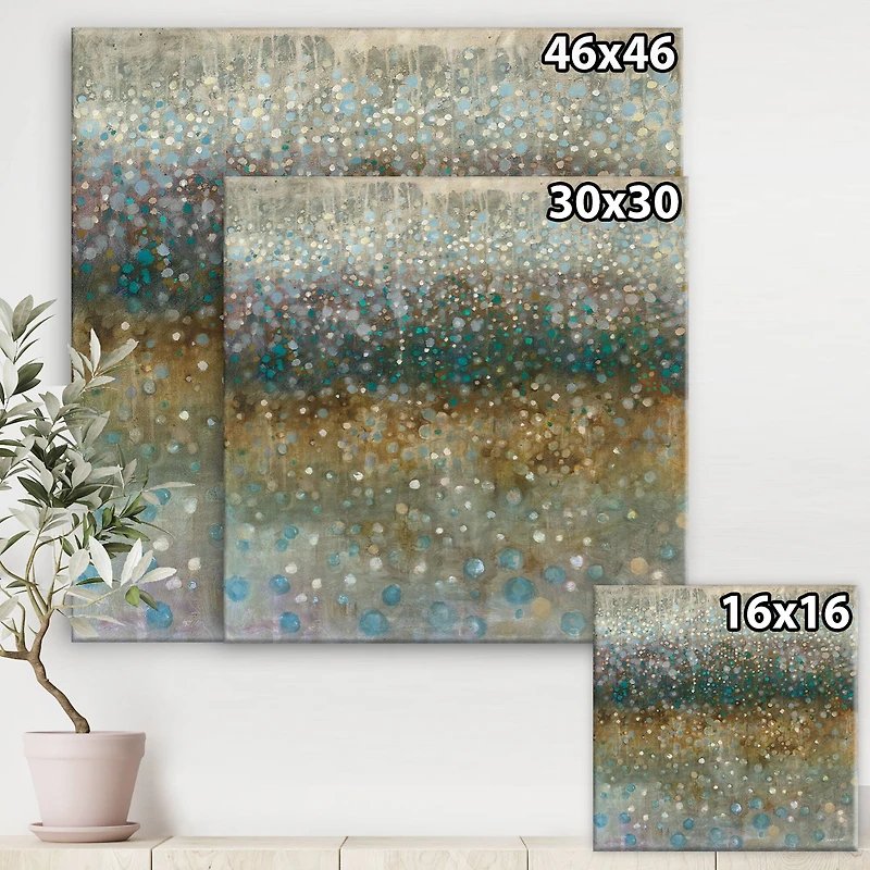 Designart - Brown Rain