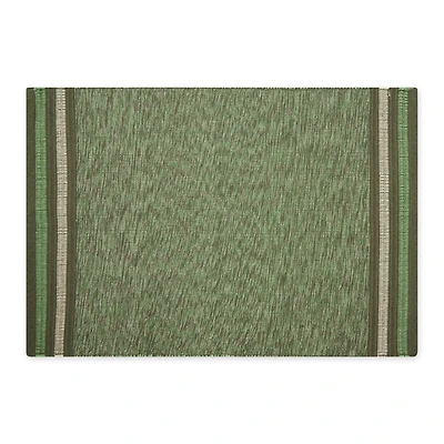 DII® Modern Stripe Variegated Handwoven Recycled Yarn Rug