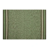 DII® Modern Stripe Variegated Handwoven Recycled Yarn Rug