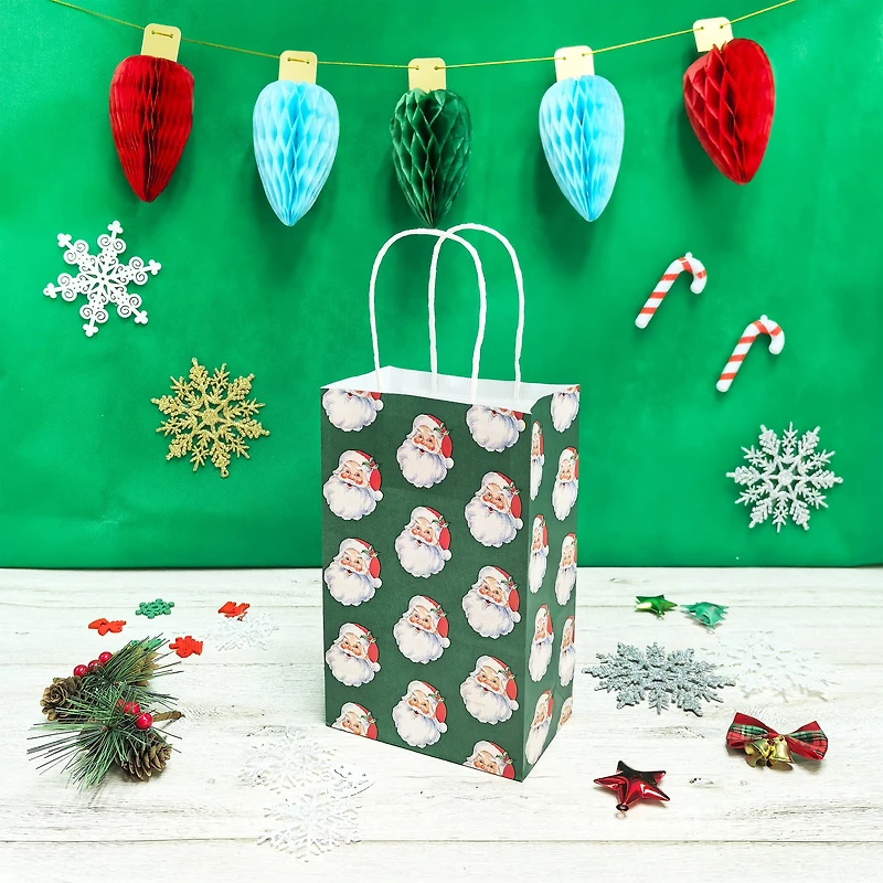 Small Santa Gift Bags, 6ct. by Celebrate It™