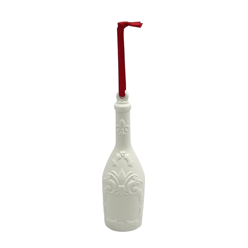 5" DIY Ceramic 3D Champagne Bottle Ornament by Make Market®