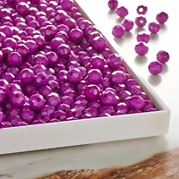 12 Pack: Purple Faceted Acrylic Round Craft Beads by Bead Landing™, 8mm