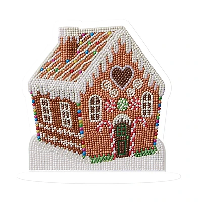 8" x 7.75" Gingerbread Diamond Art Table Topper Kit by Make Market®