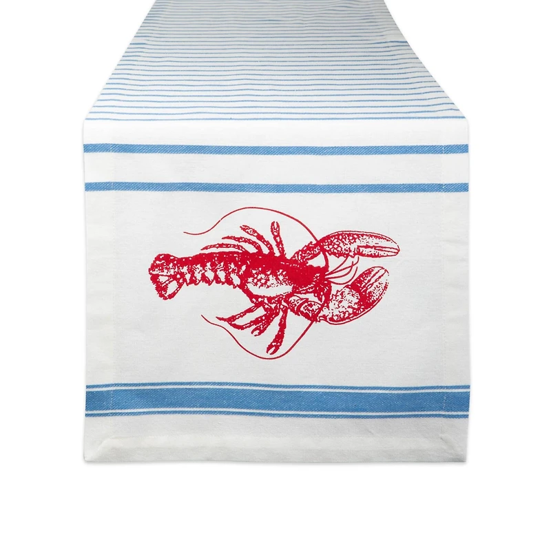 DII® 72" Lobster Stripe Table Runner