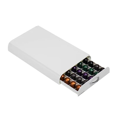 Mind Reader White 50 Capacity Coffee Pod Holder Drawer