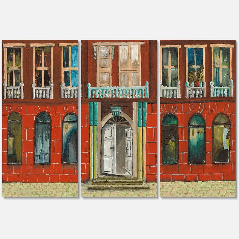 Designart - Red Facade of Shop In Paris II