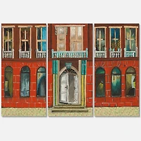 Designart - Red Facade of Shop In Paris II