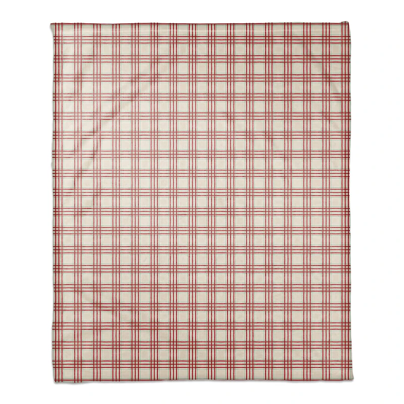 Christmas Plaid Coral Fleece Blanket