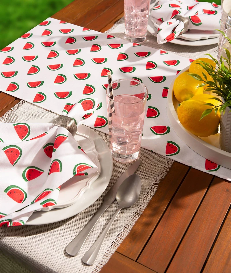 DII® 108" Watermelon Print Outdoor Table Runner