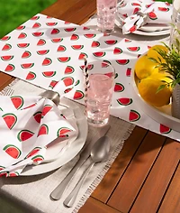 DII® 108" Watermelon Print Outdoor Table Runner