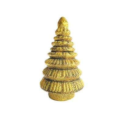 Hello Honey® 8" Gold Antique Embossed Glass Tree