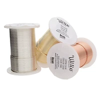 The Beadsmith® Wire Elements™ Gauge Tarnish Resistant Medium Temper Gold, Silver & Copper Wire