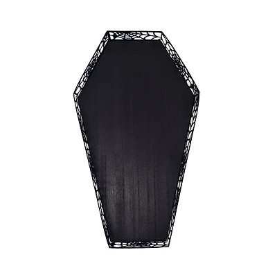 12" Black Coffin Tray by Ashland®