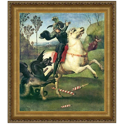 Design Toscano Saint George Fighting the Dragon 1505 Wall Décor