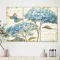 Designart - butterfly Blue Garden II
