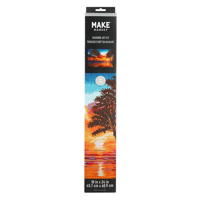 Sunset Palms Diamond Art Kit by Make Market®