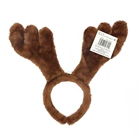 Fuzzy Brown Reindeer Antlers Headband by Celebrate It™