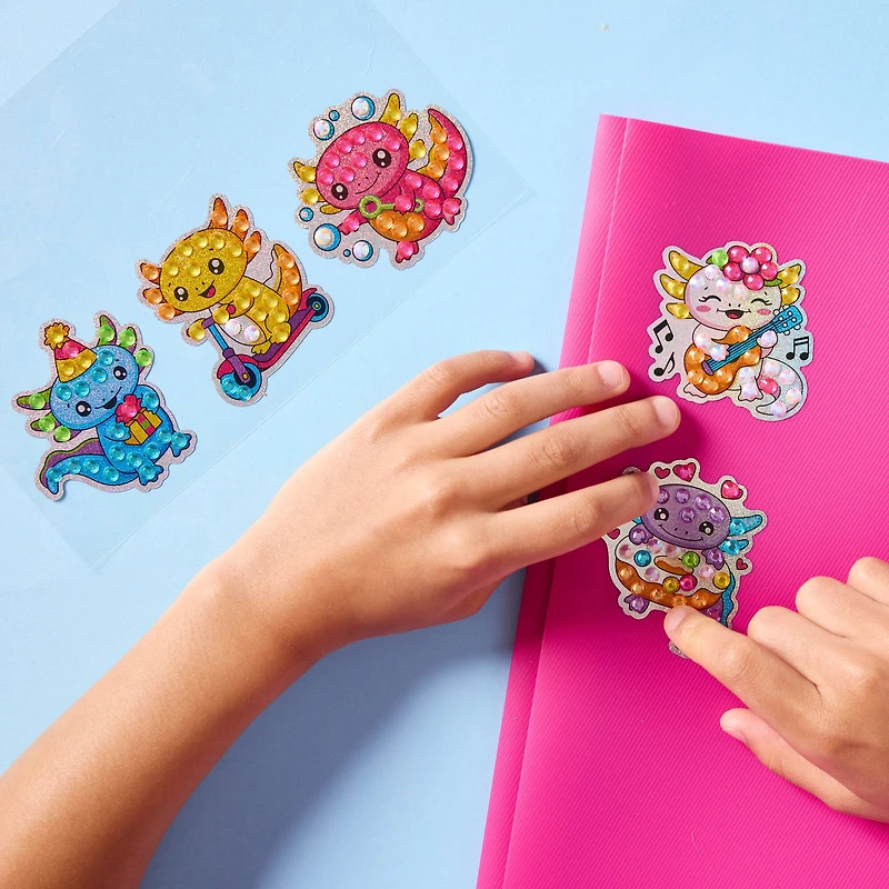 Creativity for Kids® Big Gem Diamond Painting Axolotl