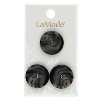 LaMode 7/8" Gray 4-Hole Buttons, 3ct.