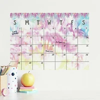 RoomMates Tie-Die Dry Erase Calendar Peel & Stick Wall Decal