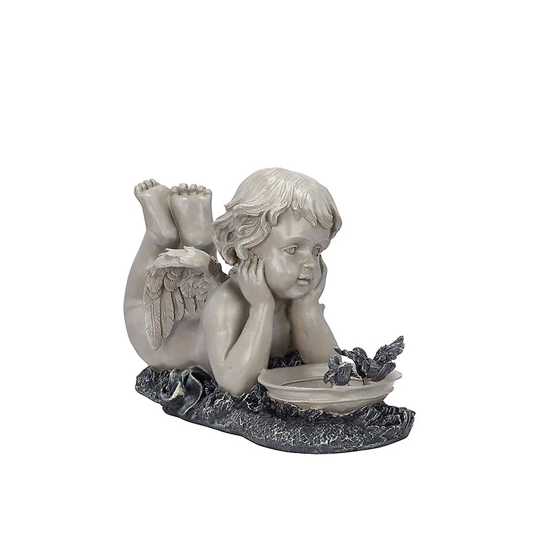 Design Toscano 18" Summertime Reflections Cherub Garden Statue