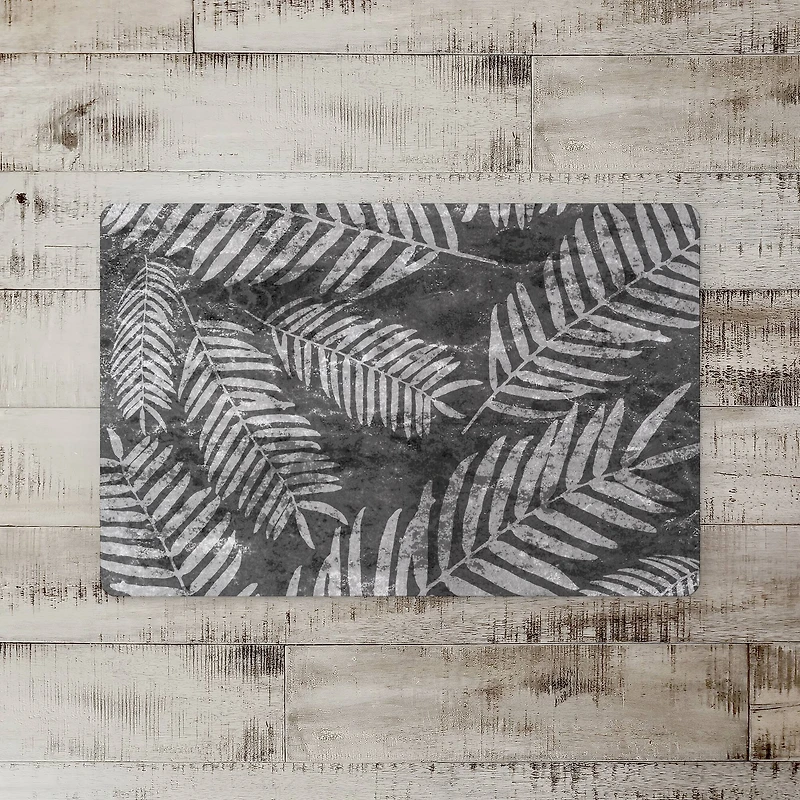 Sketched Fern Pattern 27" x 18" Floor Mat