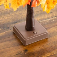 2ft. Pre-Lit Autumn Maple Artificial Fall Tree with Acorns & Pinecones and 18 Warm White LED Lights