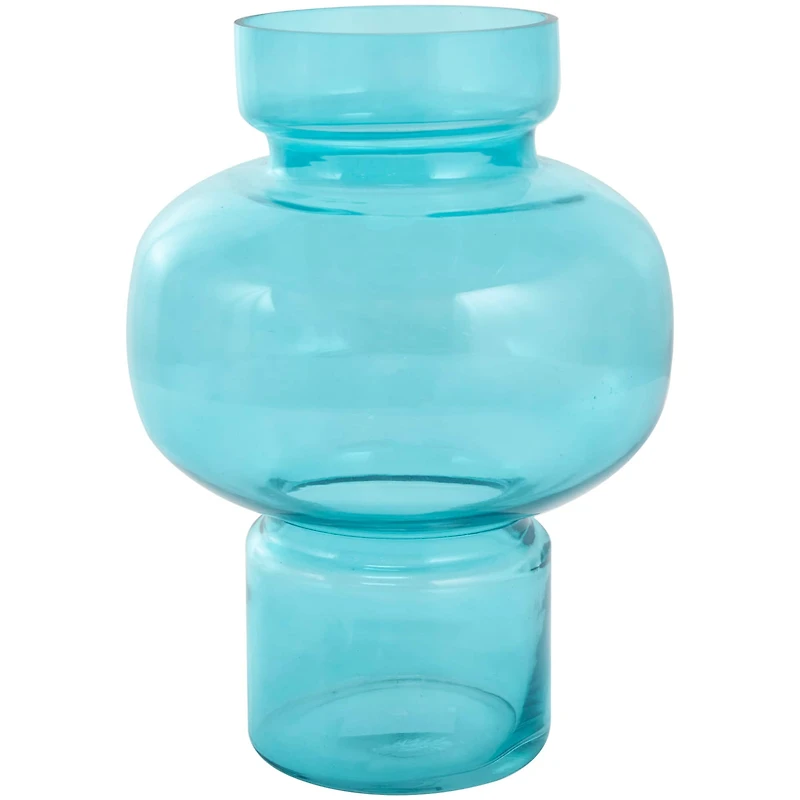 Glass Rounded Vase Set