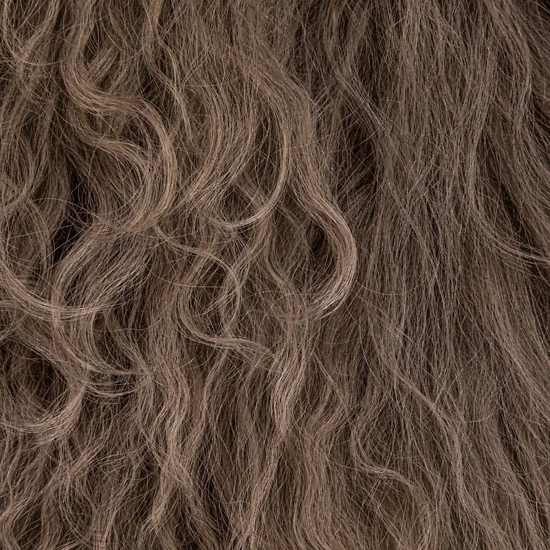 Hello Honey® 16" x 16" Charcoal Mongolian Lamb Fur Seat Cover