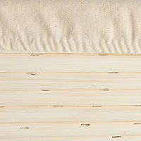 Hello Honey® 13.75" Chic White Oval Rattan Tray