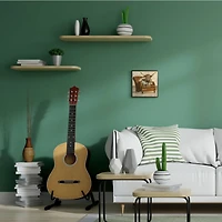 Stupell Industries Abstract Bull Livingroom Chair Brown Orange Painting,12" x 12"